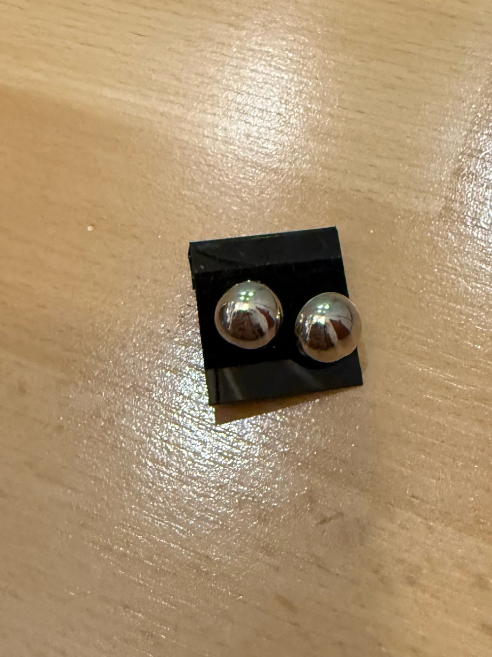 Classic Silver Dome Stud Earrings